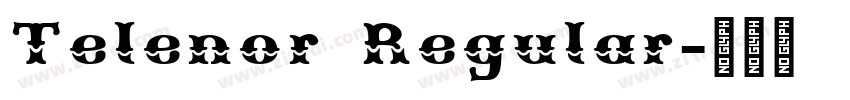 Telenor Regular字体转换